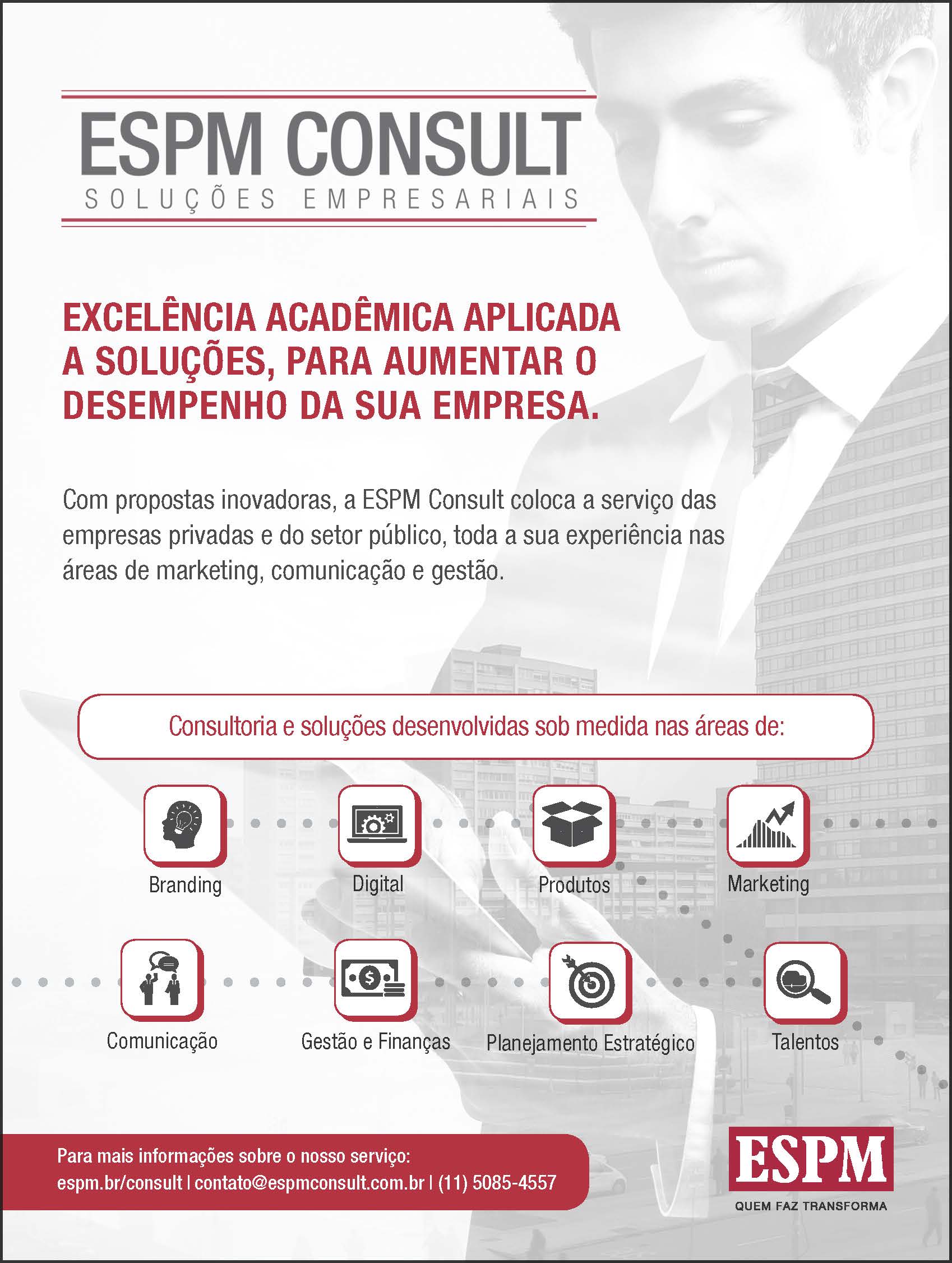 Anúncio ESPM Consult Folha de S Paulo